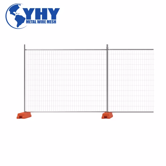 Cerca removível provisória soldada do corrimão