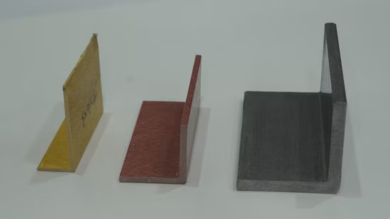 Perfis de pultrusão de ângulo igual FRP Ângulo de aço